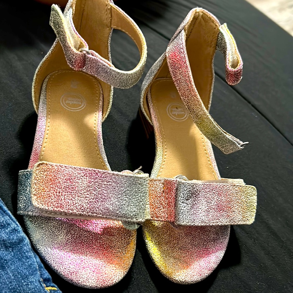 Rainbow heels